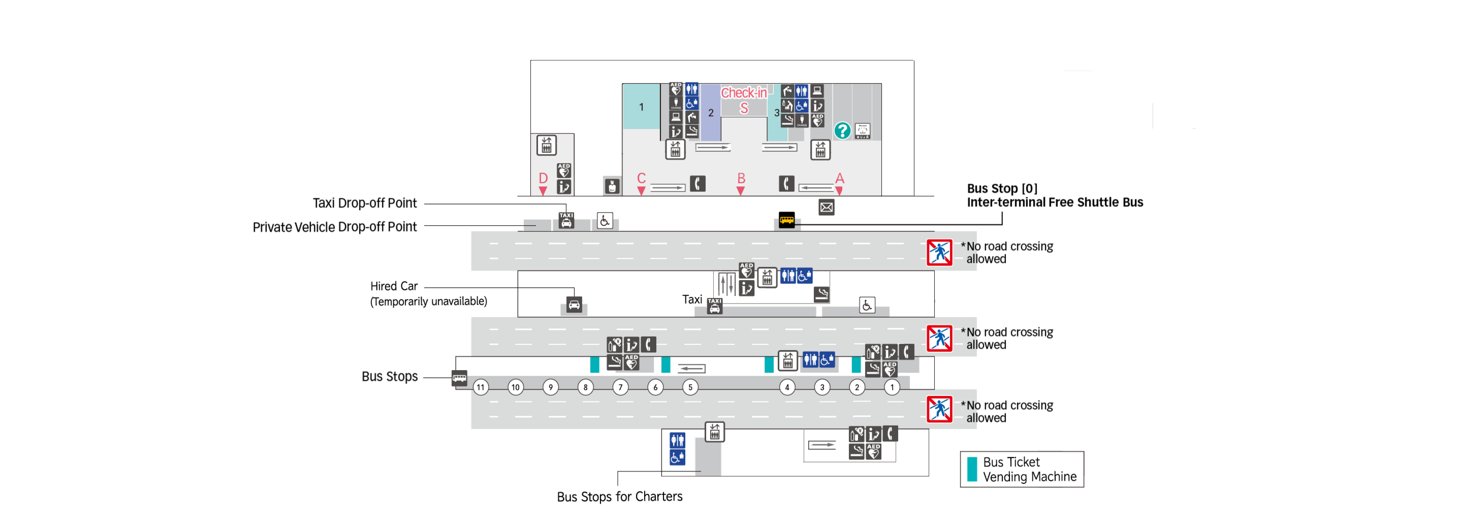 1F Entrance Plaza Floor Map