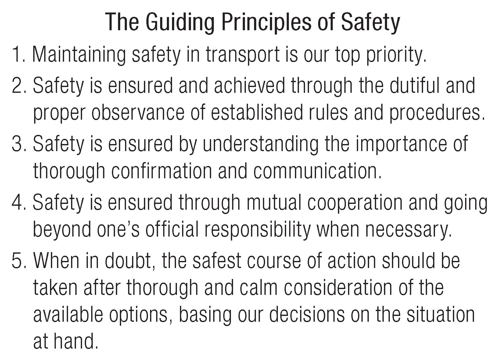 Safety Code of Conduct Image
