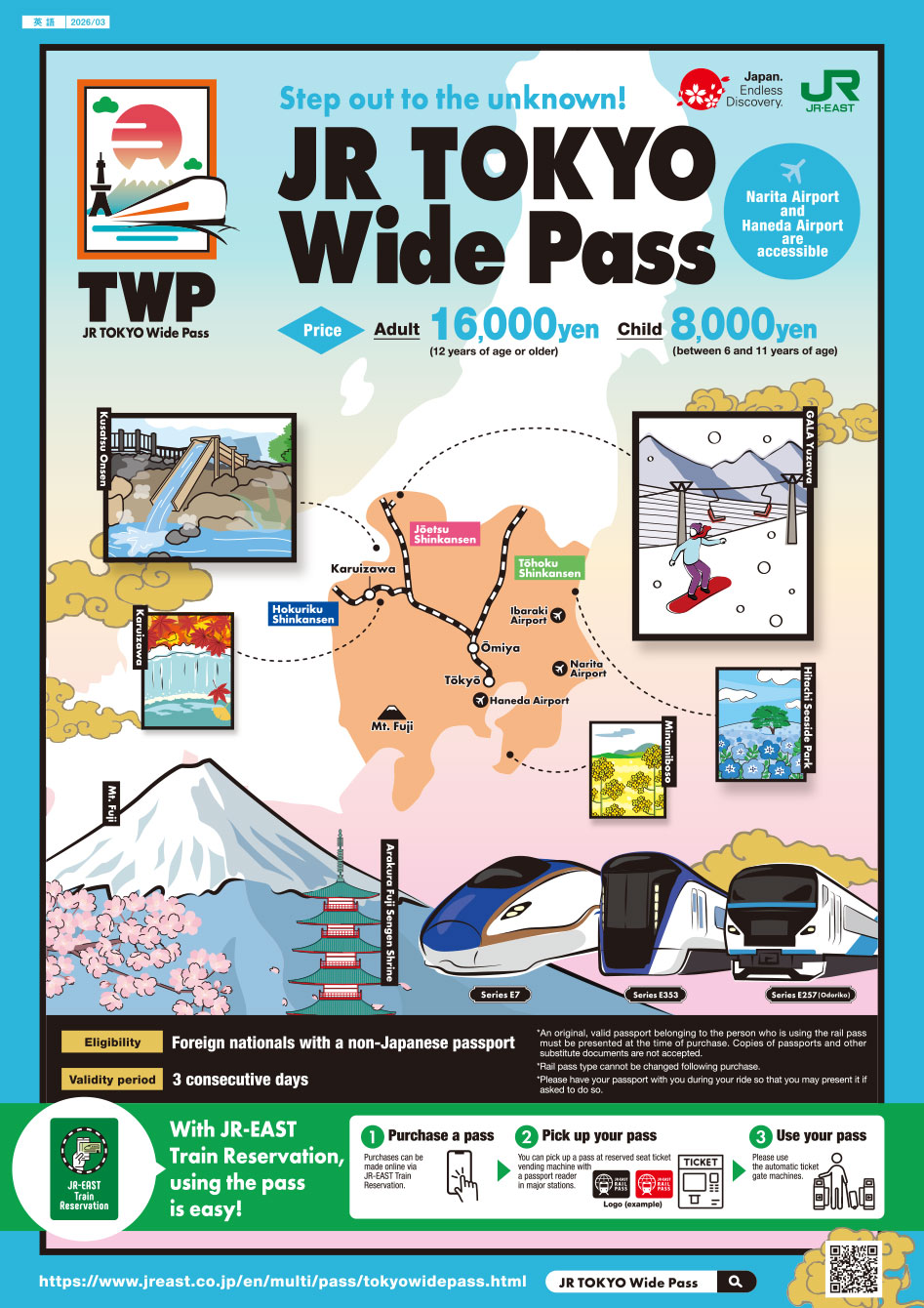 JR TOKYO Wide Pass