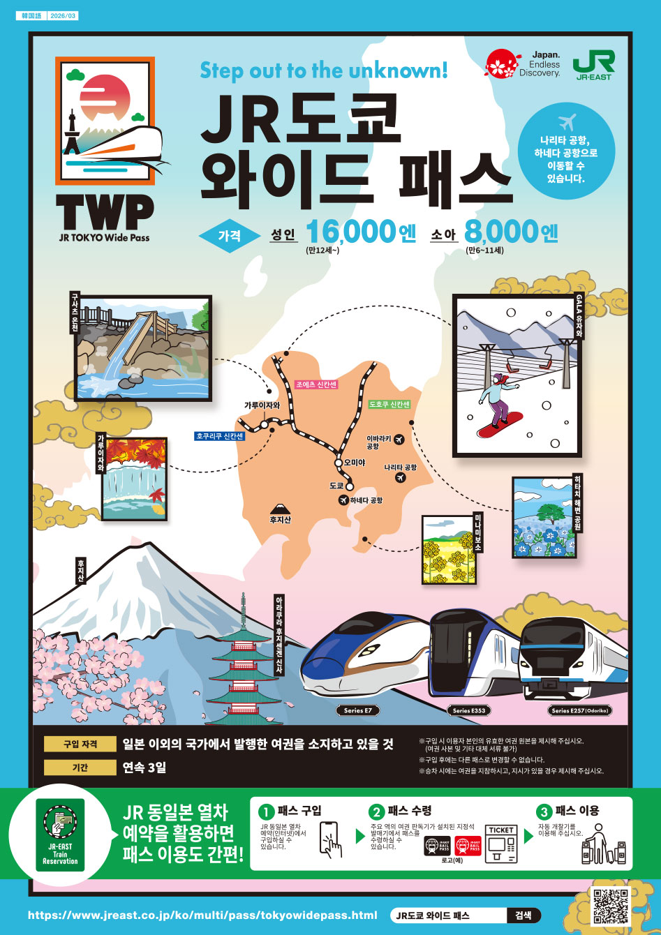 JR 도쿄 와이드 패스