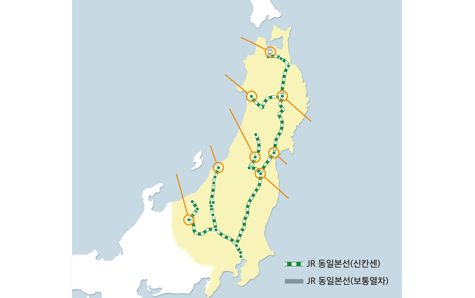 동일본 지역