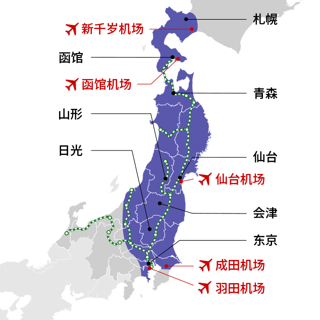 适用区域示意图