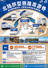 北陆拱型铁路周游券