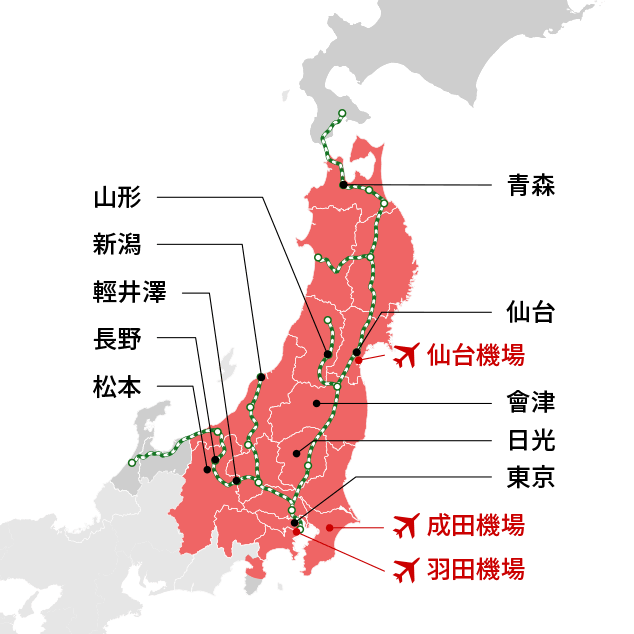 區域介紹示意圖