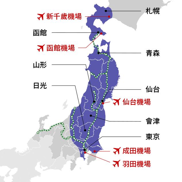 區域介紹示意圖