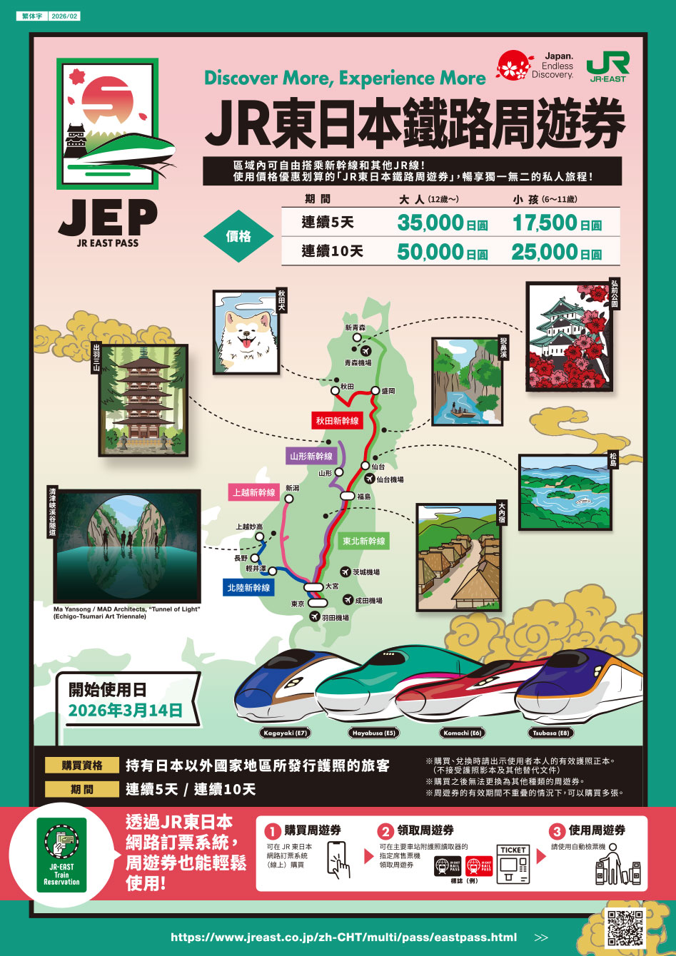 JR東日本鐵路周遊券
