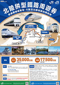 北陸拱型鐵路周遊券