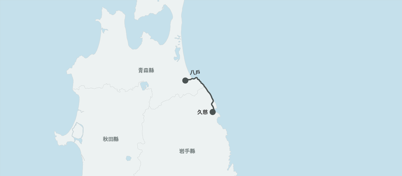 東北（TOHOKU）EMOTION 號運行路線地圖