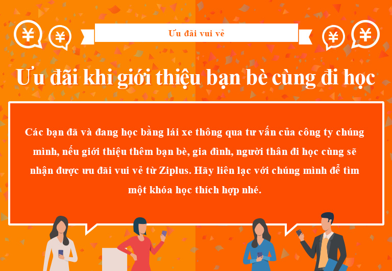 Nhận hoa hồng khi giới thiệu bạn bè Nếu bạn nhận được bằng lái xe thông qua công ty của chúng tôi và giới thiệu gia đình hoặc bạn bè của mình, chúng tôi sẽ mang lại cho bạn những lợi ích đặc biệt. Nếu có ai đó trong khu vực của bạn đang cân nhắc việc xin giấy phép Nội trú, hãy sử dụng nó!