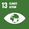 13. Icon for concrete action against climate change