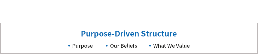 Purpose System Link via Trust Connecting people with trust and sincerity: Purpose Our aspirations What we value