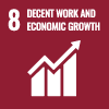 8. Decent Work and Economic Growth Icon