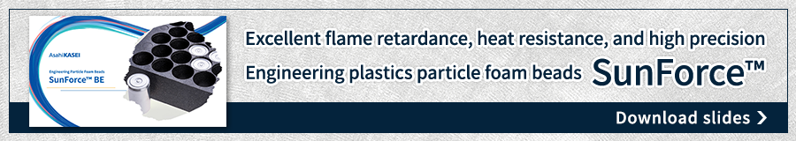 Click here for engineering plastics particle foam beads Sunforce introduction materials