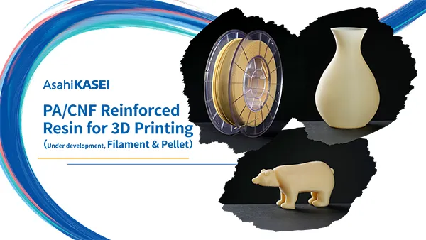 Introduction material for PA/CNF reinforced resin for 3D printers