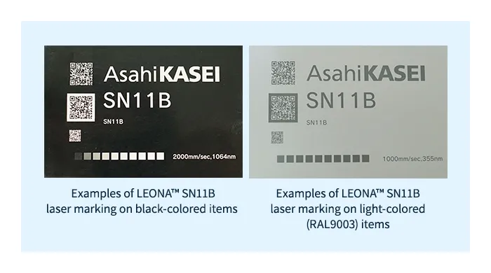 LEONA™ SN series laser marking (black and light colors)