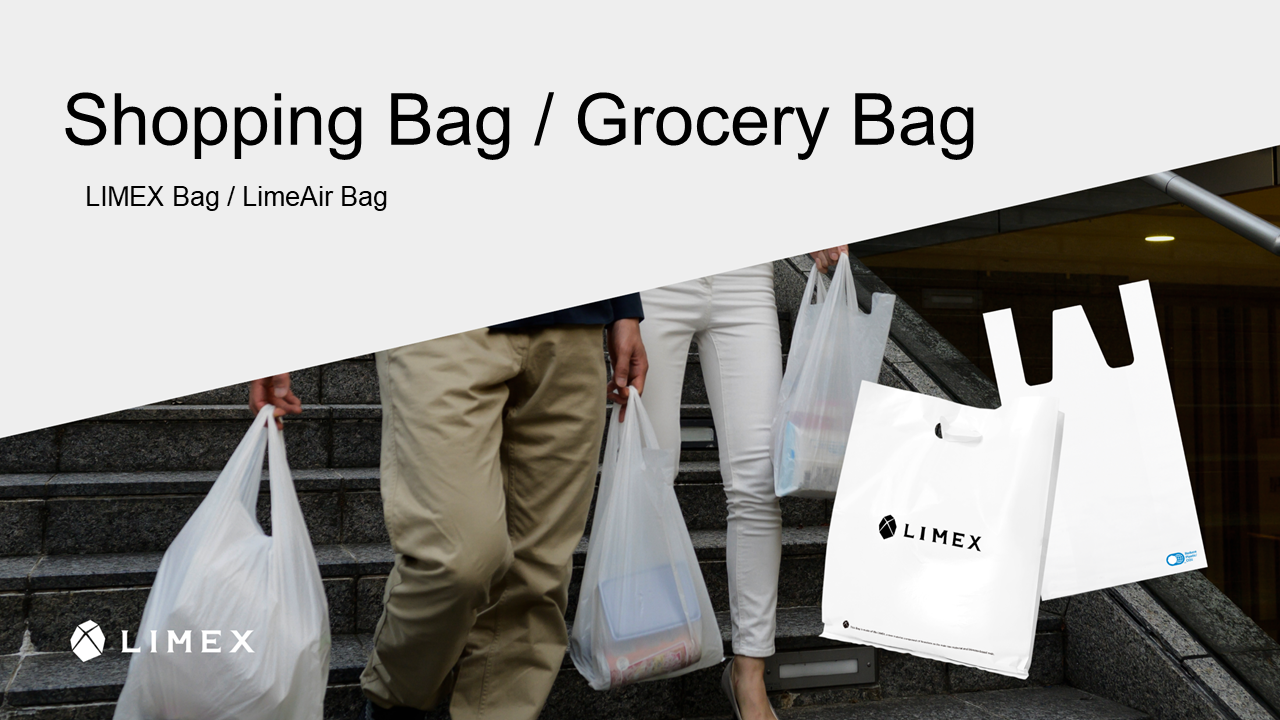 grocery bag and shopping bag