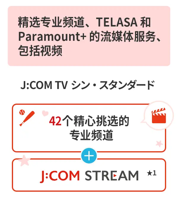 J:COM TV Shin Standard Paramount+精选特色频道J:COM STREAM★1