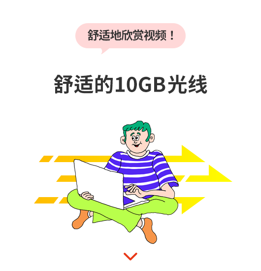 10 G的光线，舒适