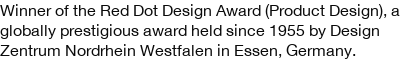 Red Dot Award: Product Design 2017