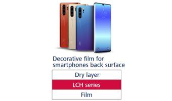 Lioduras LCH series has a proven track record as a primer for back decorative films for smartphones.