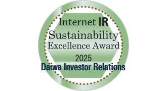 大和インターネットIR表彰2025 サステナビリティ部門 選定ロゴ
