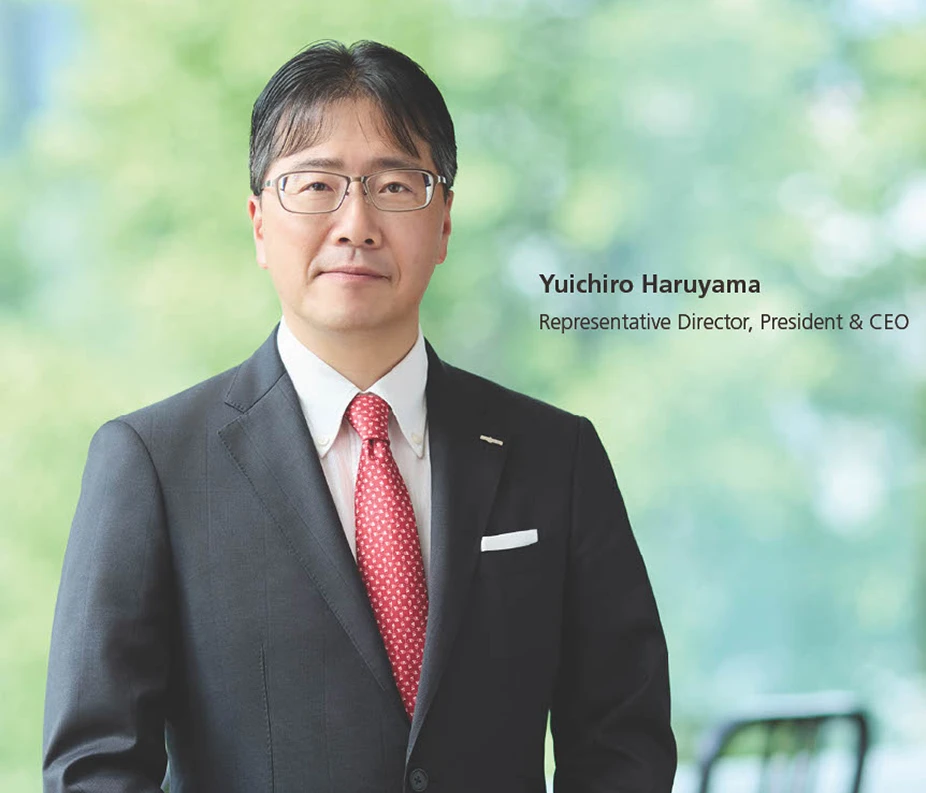 Representative Director, President and CEO, Yuichiro Haruyama