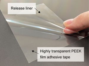 High heat resistant transparent PEEK film adhesive tape for reflow
