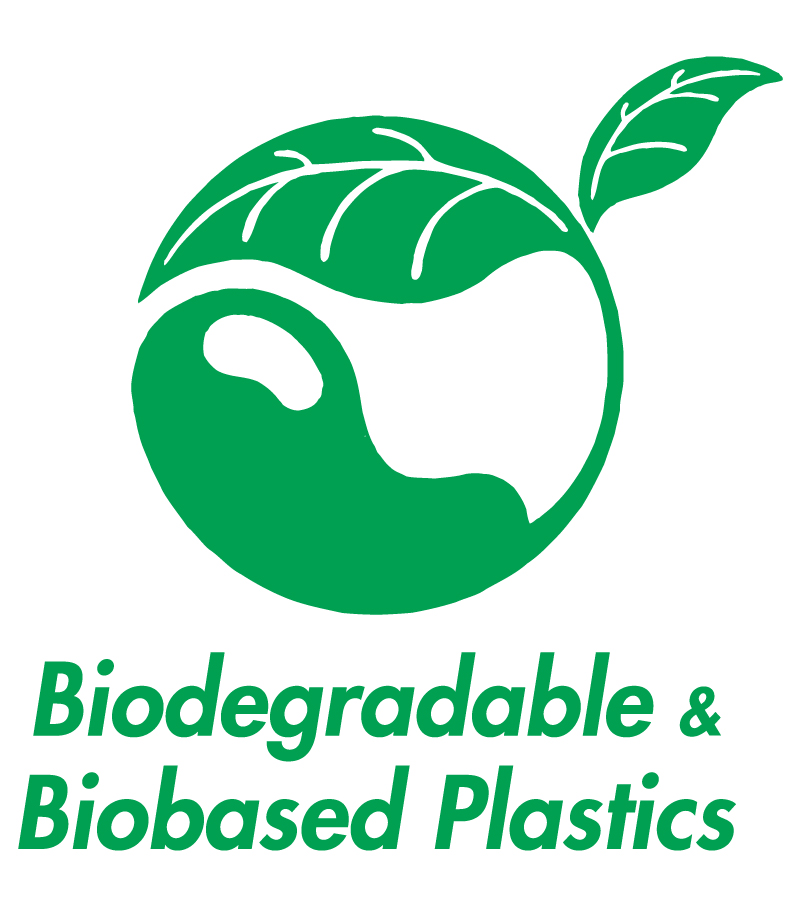 Biodegradable biomass plastic mark