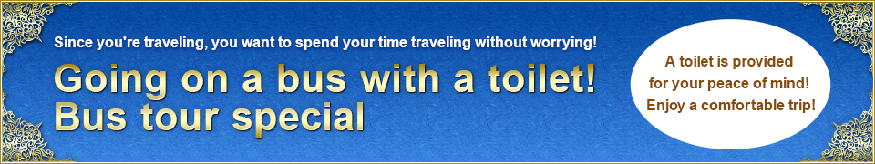 Travel by bus with toilet! Tours and trips