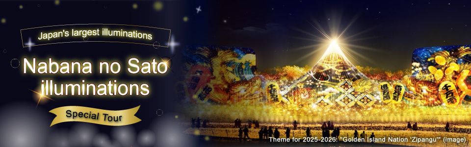 [From Kansai] Nabana no Sato Illumination Tour/Travel