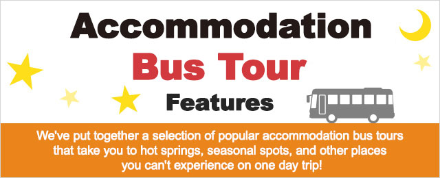 [Departing from Chubu/Tokai] Accommodation bus tours and trips
