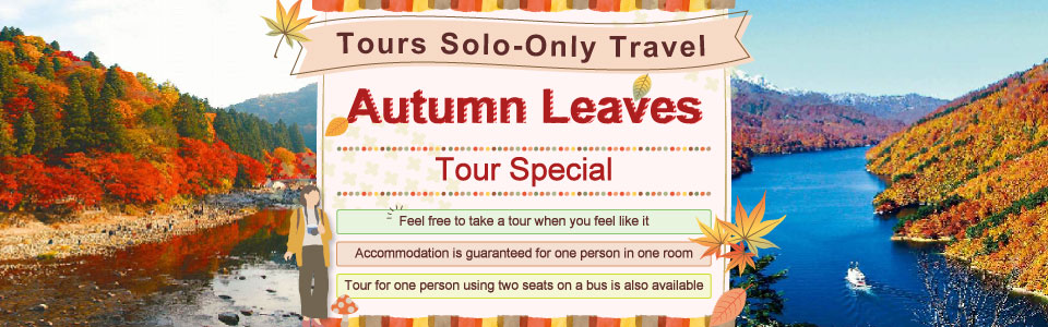 【東海発】おひとり参加限定 紅葉一人旅・ツアー2026