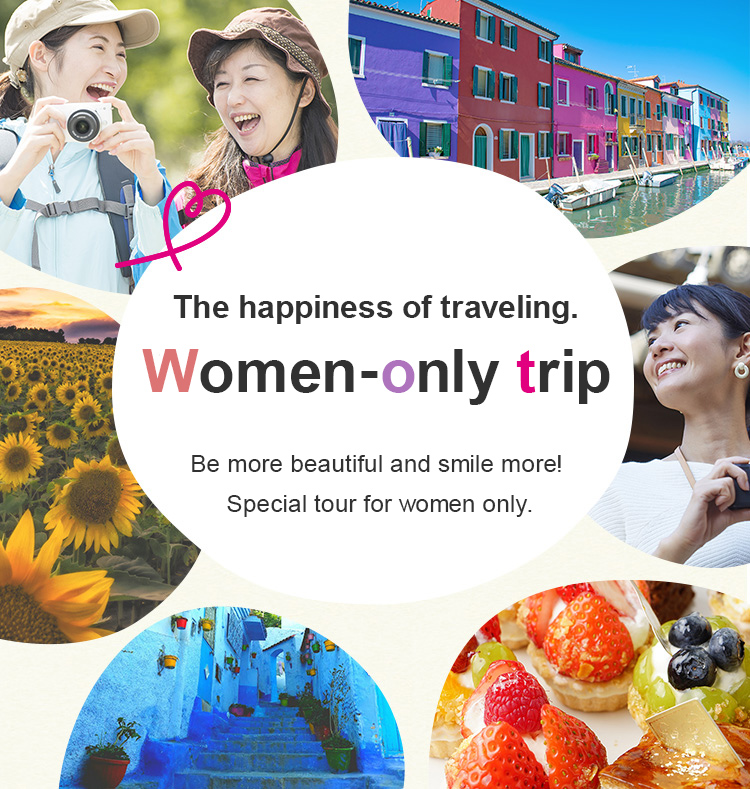 The joy of traveling. Women-Only Travel tours