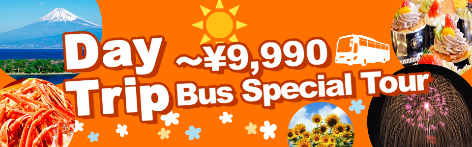 [Departing from Chiba] Day trips and bus tours up to 9,990 yen