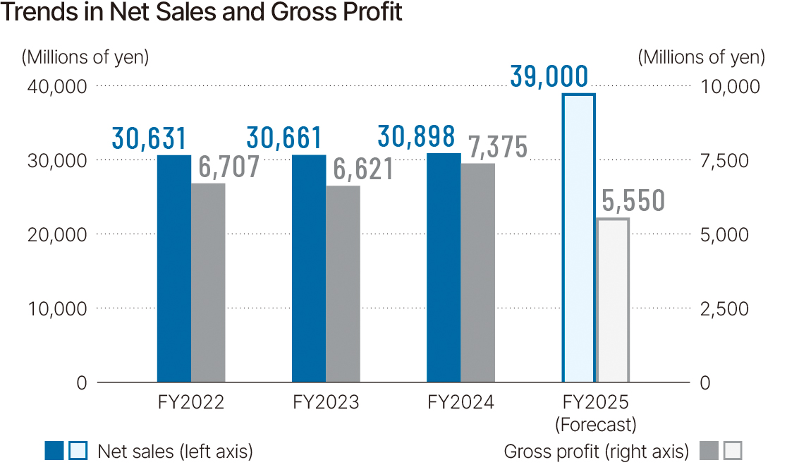 Trends in Net Sales and Gross Profit
