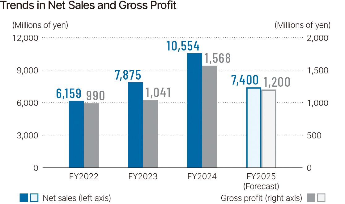 Trends in Net Sales and Gross Profit