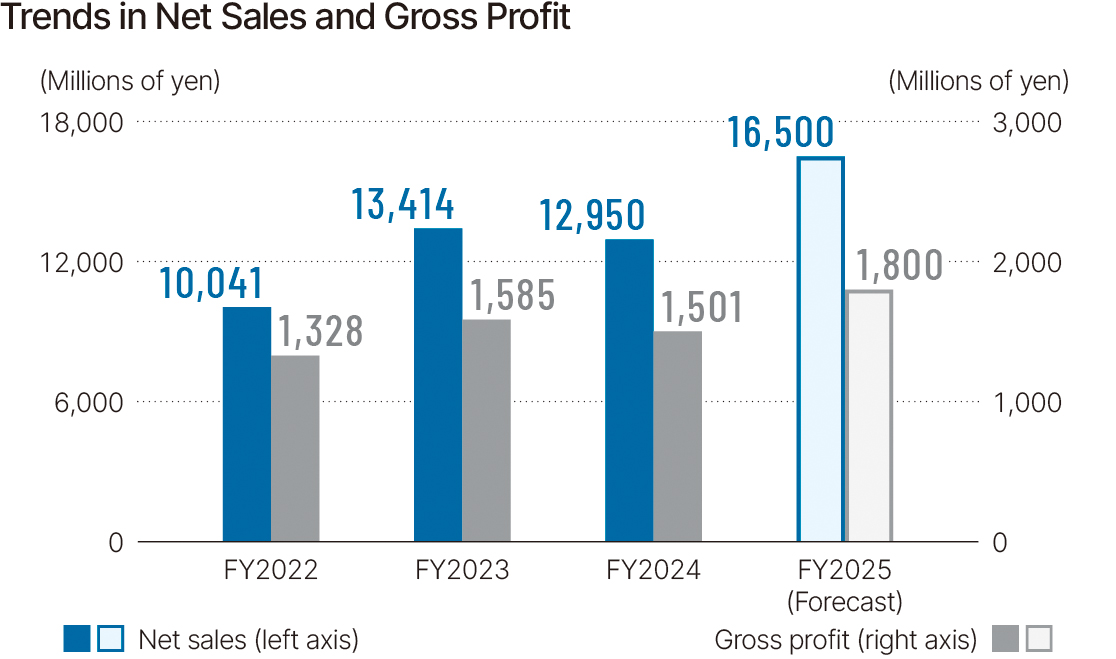 Trends in Net Sales and Gross Profit