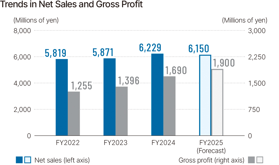 Trends in Net Sales and Gross Profit