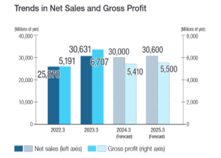 Trends in Net Sales and Gross Profit