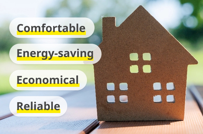 Comfortable, energy-saving, economical, and safe