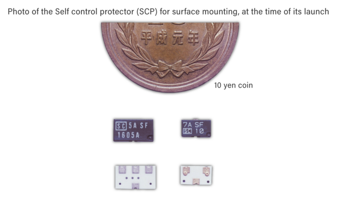 External view of the Self-Control Protector (SCP) when it was first released, compatible with surface mounting