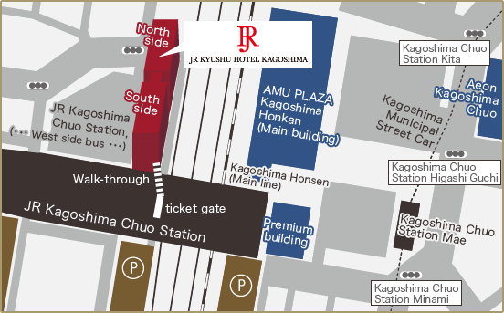 Access from the station