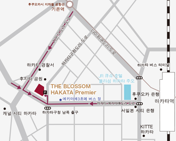 자동차로 오시는 길