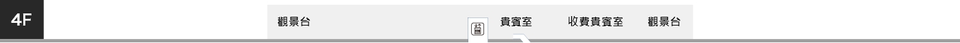 國際線客運大樓4F剖面圖
