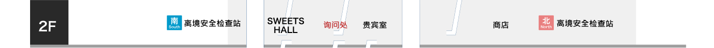 國內線客運大樓剖面圖2F