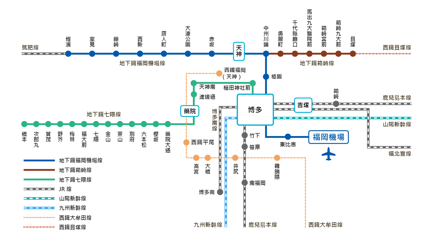 広域路線案内図 広域路線案内図