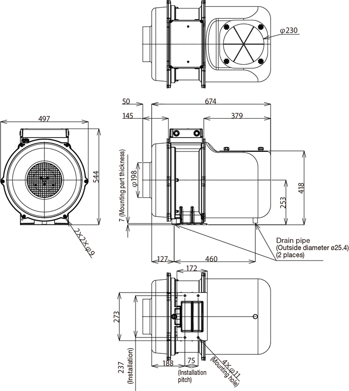 GME-S2200-Pro Dimensions