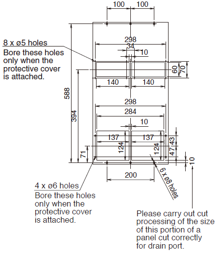 ENH-P120L-200CE-N installation diagram