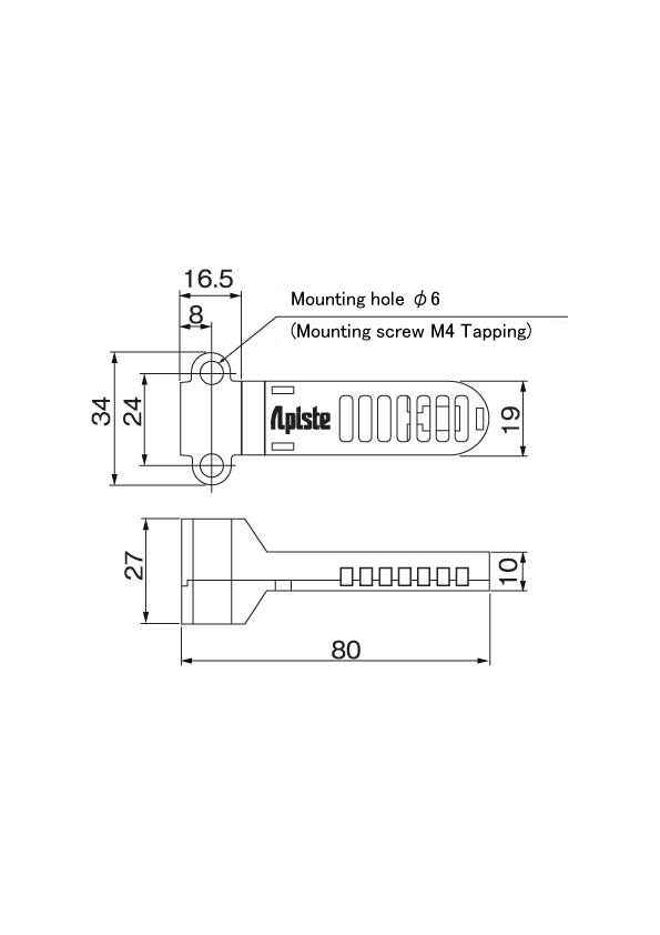 PAU-AZ7000SE Sensor Dimensions