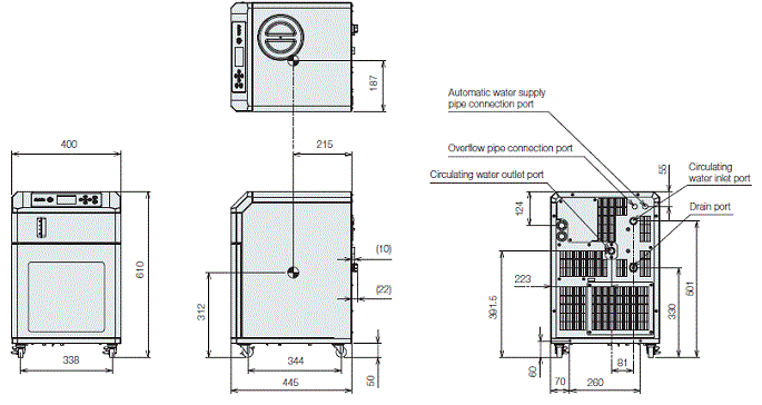 PCU-NE1500 Dimensions